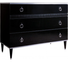 Комод для белья с планкой Rimini Solo РМКМ-3 (s) (черный)