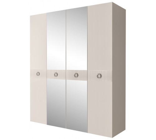 Четырехстворчатый шкаф для одежды с зеркалом Bogemia-Fillini БМШ1/4 (Fi)